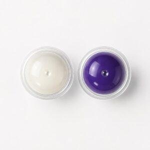 One dental impression putty set: base and catalyst