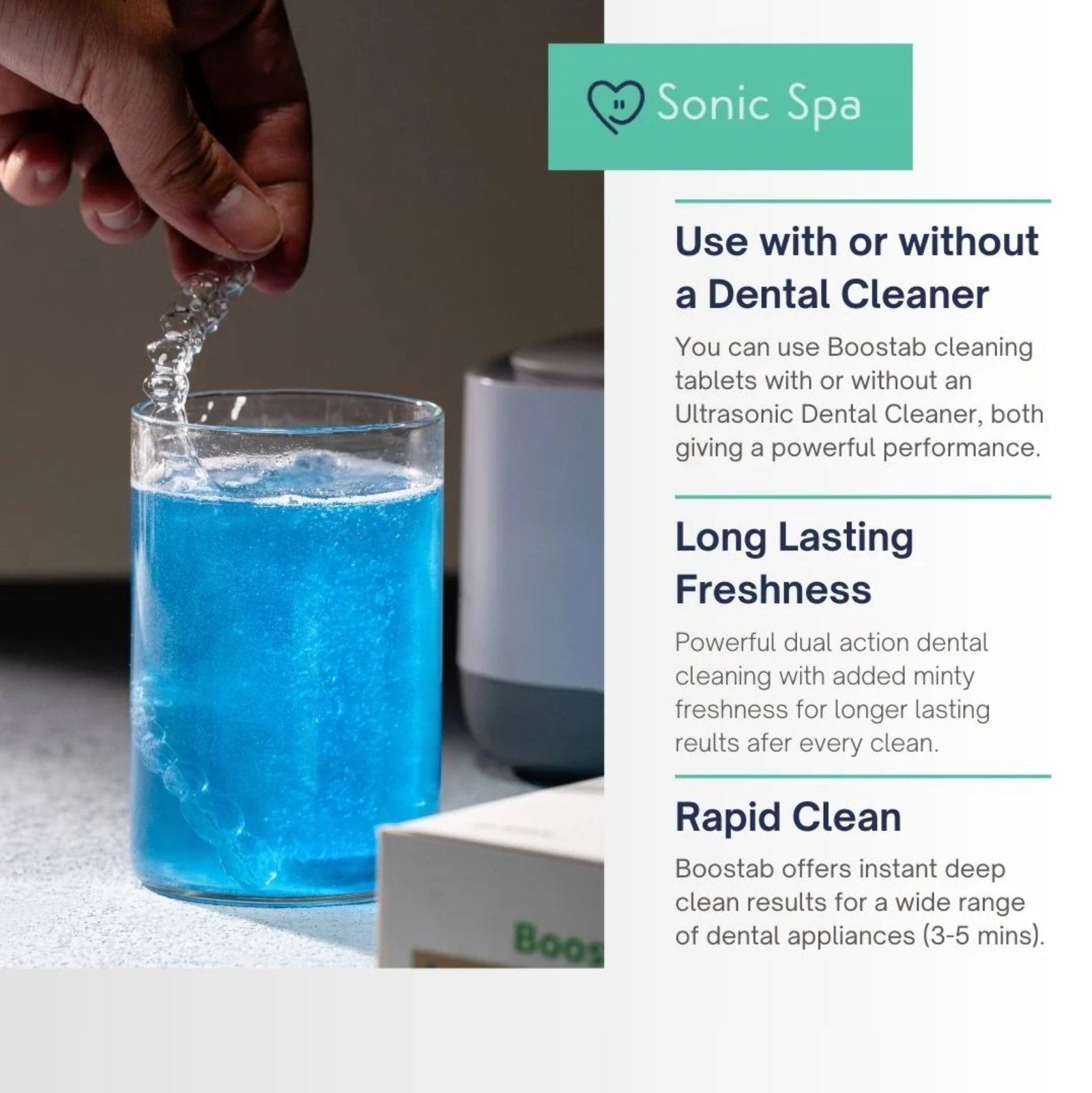 Boostab Dual-Colour Dual-Action Cleaning Tablets – 60 Tablets - Image 2